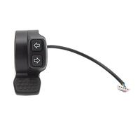 Dilwe Acceleratore a Pollice per Scooter Elettrico, Acceleratore Durevole in Materiale ABS con Strisce Rialzate Facile Accelerazione, Facile da Installare per Bici Elettriche Scooter