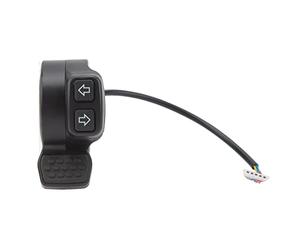 Dilwe Acceleratore a Pollice per Scooter Elettrico, Acceleratore Durevole in Materiale ABS con Strisce Rialzate Facile Accelerazione, Facile da Installare per Bici Elettriche Scooter