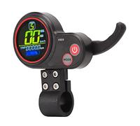 Dilwe Acceleratore, Pannello di Controllo del Pollice per Scooter Elettrico di Facile Installazione, Cruscotto LCD in Plastica Premium con Tachimetro per Ciclisti