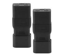 Dilwe Adattatore IEC C14 a C19 Semplice per Un'alimentazione, Spina di Conversione PDU per Server Costruzione in Rame e PVC