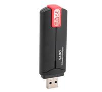 Dilwe Adattatore WiFi USB con Banda 5400 Mbps Adattatore USB 3.0 Trasmissione Ad Alta velocità per PC Desktop Portatile, Connessione Wireless Stabile per 10/11 Utenti