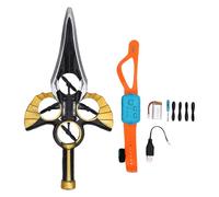 Dilwe Aereo RC con Rilevamento dei Gesti, Aliante con Spada Volante Telecomandato con Luci a LED per Bambini, Ragazzi, Ragazze (oro nero)