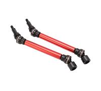 Dilwe Albero di Trasmissione Anteriore Posteriore CVD, Realizzato in Acciaio e Lega di Alluminio Regolabile Antiruggine Resistente All'usura, con Maggiore capacità di Carico e Angoli di (rosso)