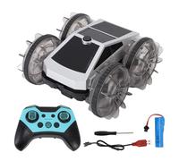 Dilwe Auto Acrobabile RC a 6 Canali a 6 Canali, Arrampicata Remota Multifunzione e Rotolare Fuori Dal Veicolo su Strada con Ruote a LED Colorate
