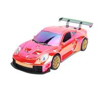 Dilwe Auto da Drift RC in Scala 1/24, Auto da Corsa Elettrica a 2,4 GHz con Luci a LED per Interni Ed Esterni (rosso)