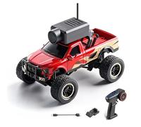Dilwe Auto RC con Telecamera 2.4G Veicolo Fuoristrada Telecomandato con Telecamera HD Giroscopio LED Luci Controllate da APP Guida Coinvolgente (rosso)