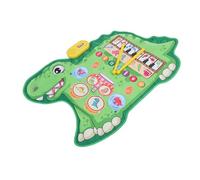 Dilwe Baby Musical Mat, Dinosaur Theme Piano & Mat con 8 modalità Musicali, Giocattolo di Esplorazione Musicale Interattiva, Tappetino Leggero Portatile per Bambini 12-36m, Rhythm & Beat Training