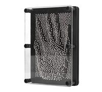 Dilwe Bacheca Pin Art Giocattolo Unico 3D Bacheca in Metallo, Facile da Usare per Bambini e Adulti, Decorazione Originale per la Camera, Ideale per Natale, Compleanno, Stimolare L'immaginazione,