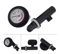 Dilwe Barometro per Kayak, manometro Aria in Nylon per gommone, barometro per gommoni 0-0,35 Bar, manometro Adattatore valvola 0-5,08 PSI per zattera Kayak, manometro Accessorio per Kayak Gonfiabile
