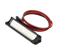 Dilwe Barra Luminosa LED per Auto RC, 55mm Crawler Light Bar, Accessori per Lampade Compatibili con 90046 90048 SCX10 1:10 Car