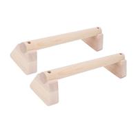 Dilwe Barre Parallele, Barre per Dip in Legno a Larghezza Regolabile con Cuscinetti Antiscivolo per Allenamento di Forza in Palestra a Casa e Allenamento Calistenico (35 cm)