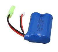 Dilwe Batteria per Auto RC, Batteria al Litio 7,4 V 1200 mAh con Ricambi Presa per Chenille Auto RC