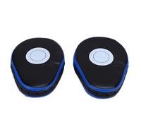 Dilwe Bersaglio da Boxe per Pugni, da Allenamento per Calci con Cinturino da Polso, per Boxe Muay Thai MMA (bordo blu)