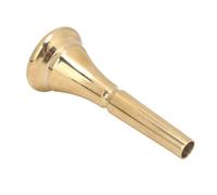 Dilwe Bocchino per Corno Francese, Bocchino di Ricambio Standard in Ottone per Musicisti Principianti e Professionisti, con Design del Flusso D'aria Regolare per Performance Sul