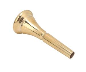 Dilwe Bocchino per Corno Francese, Bocchino di Ricambio Standard in Ottone per Musicisti Principianti e Professionisti, con Design del Flusso D'aria Regolare per Performance Sul
