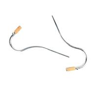 Dilwe Bocchino per Fagotto a Collo Curvo Placcato in Argento, Set per Migliorare il Suono Melodioso, Adatto Ai Giocatori di Fagotto, Bocchino da 2 Pcs