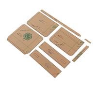 Dilwe Borsa a Spalla Template Acrilico Kit, Design Ad Alta Precisione | Acrilico trasparente, facile da usare, taglio accurato, ideale per il fai da te