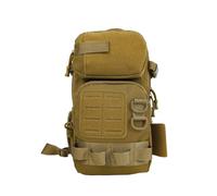 Dilwe Borsa a Tracolla, Borsa a Tracolla Sul Petto in Nylon da 20 Litri con Multitasca, Regolabile per Pesca e Ciclismo (20L)