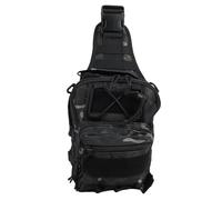 Dilwe Borsa da Pesca Borsa a Tracolla Sul Petto da Esterno Zaino da in Nylon Leggero da 20 Litri con Tracolla Regolabile per L'escursionismo in Campeggio (20L)