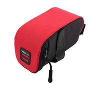 Dilwe Borsa da sella per bici, borsa da mini borsa posteriore per bicicletta Borsa da sella per bici da strada(Rosso)