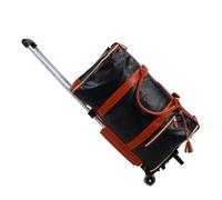 Dilwe Borsa da Viaggio, Borsone da Viaggio Impermeabile di Grande capacità, Trolley Staccabile, Ideale per Viaggi e Viaggi del Fine Settimana, 40 Litri per Uomo e Donna (Marrone scuro)