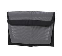 Dilwe Borsa Portaoggetti per Barca, Organizer in Rete Autoadesiva con Coperchio Elastico per Attrezzi da Pesca, 13,7 X 9,8 Pollici per Uso Marino (Gray)