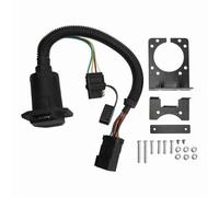 Dilwe Cablaggio per Rimorchio ABS Rame a 7 Pin Cablaggio per Rimorchio con Presa Multipla a 4 Pin 20135 Sostituzione per 1500 dal 2000 al 2008 per