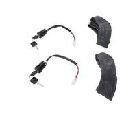 Dilwe Camere d'aria per Bici Elettrica da 2 Pezzi da 12 Pollici con Valvola Angolata Gomma più Spessa del 20% per Protezione Contro le Forature Misura Universale per Scooter e Motociclette Elettriche