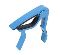 Dilwe Capotasto per Chitarra, Tensione del Grilletto Regolabile per Chitarre Acustiche Ed Elettriche, con Rivestimento Interno per Proteggere la Chitarra Dai Graffi, Inclusi 5 Plettri (BLUE)