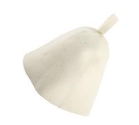 Dilwe Cappello da Sauna in Feltro di Lana Beige per Comfort e Protezione nella Capanna da Sauna Russa Banya