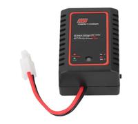 Dilwe Caricabatterie NiMH, Controller Modello Giocattolo Aeroplano per Auto RC Corrente di Carica 1A 2A Max (Spina UE 100-240 V)