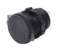 Dilwe Caricabatterie USB per Moto Dual USB DC12V con relè Resistente all'acqua per 650 2014 2020 Soluzione di Ricarica a 2 Porte Nera per Ciclisti Pendolari in Tournée