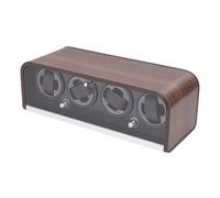 Dilwe Caricatore Automatico per Orologi, Scatola Avvolgitore per Orologi con Motore Silenzioso da 10 DB con Controllo LED per Smartphone e 5 modalità di Rotazione per (4 posizioni dell'orologio)