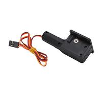 Dilwe Carrello di Atterraggio Elettrico Retrattile, Realizzato in Lega di Alluminio e Rame con Design a Doppio Assorbimento degli Urti per Velivoli Ad Ala Fissa per Aereo RC da 1,2 M