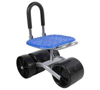 Dilwe Carrello per Sgabelli da Giardino con Ruote, Altezza Regolabile, Design Confortevole per Lavori di Giardinaggio e attività di piantagione. Struttura in Acciaio Resistente