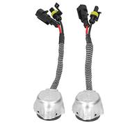 Dilwe Cavo di Prolunga Adattatore Portalampada in Alluminio 2 Pezzi D2S D4S Connettore Presa 12V 2.9A 176°F Resistenza Al Calore per Sostituzione Zavorra Lampadina Allo Xeno