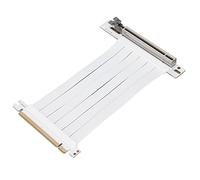 Dilwe Cavo di Prolunga PCI-E X16 3.0 Extender, Cavo di Prolunga PCI E Scheda Riser Ad Alta velocità da 15 Cm 128 Gbps per Scheda Grafica Scheda Audio Scheda di Rete(Bianco)