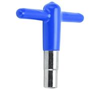 Dilwe Chiave a Forma di T per Batteria Chiave per Accordatura per Batteria per Accordatura per in Lega di Zinco con Copertura in Gomma Antiscivolo per Appassionati di (BLUE)