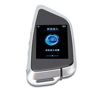 Dilwe Chiave Smart Remote per Auto, Chiave Smart LCD in Lega di Zinco con Bluetooth 5.0, Schermo 240x320, Blocco Automatico Anti Smarrimento con Accesso Senza per Auto con Avviamento con Un Pulsante