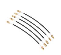 Dilwe Coda per Violino in Nylon, con Connettore a Vite in Ottone, per Violino 3/4 4/4