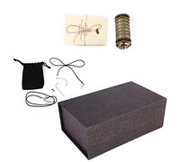 Dilwe Code Lock, Romantic Gift Holder | Metallo elegante e resistente, password personalizzabile, memorizza anelli, poesie
