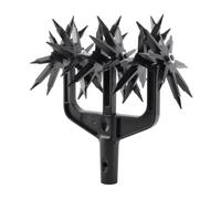 Dilwe Coltivatore Rotativo Efficiente Fresa Portatile per Mescolare il Terreno del Giardino e Diserbo 23,5 X 13,5 X 26, Cm (BLACK)