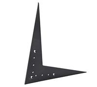 Dilwe Cool Cool in V-Ray per Chitarre Volanti del Tipo a V, Accessorio per Chitarra a 6 Corde, Nero/Argento, Intervallo di Stringhe da 10,4 Mm (BLACK)