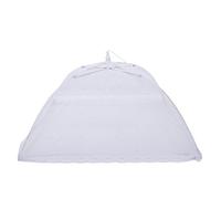 Dilwe Copertura per Alimenti da Esterno, Tenda a Rete per BBQ Riciclabile Pieghevole, con Ombrello da 42cm di Diametro per Picnic (17 pollici)