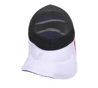 Dilwe Copertura per il Viso in Acciaio Al Carbonio del Casco Scherma con Struttura Rinforzata Comoda Fodera per l'addestramento e la Concorrenza di EPEE (XS)