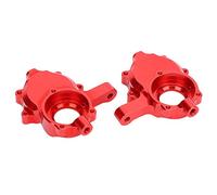 Dilwe Coppa dello Sterzo in Lega di Alluminio, Parte di Ricambio Resistente Alla Corrosione con Set di Viti, Adatta per Auto RC GEN8 1 10 (rosso)