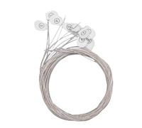 Dilwe Corde per Oud, Set da 11 Corde, Nylon Placcato Argento, 10 Pezzi | Confezione a prova di ossidazione, coppia completa di corde da RE a FA#, per accordatura CC araba