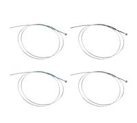 Dilwe Corde per Violino, Set Completo di 4 Anime in Acciaio Inossidabile con estremità Sferica per Violini 3/4 e /, Corde SOL RE LA MI