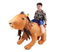 Dilwe Costume di Leone Gonfiabile, 59.06-74.8 In Funny Blow Up Costume per il Cosplay di Halloween Party Dress Up