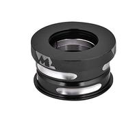 Dilwe Cuffia con Cuscinetti per Bici, 44 mm Manubrio Adattatore per Cuscinetto Interno sigillato per distanziatore per Forcella Anteriore da 28,6 mm(Nero)